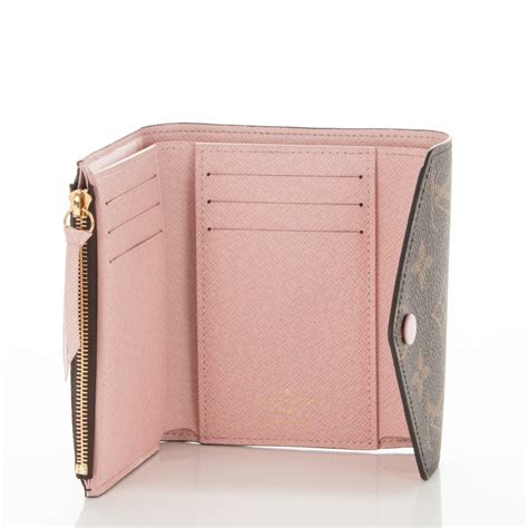 louis vuitton monogram rose ballerine|louis vuitton victorine wallet pink.